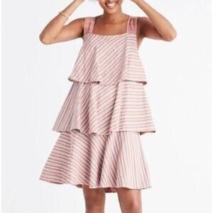 Ace & Jig Simone Tent Dress Dune Artisan Textile Boho Earthy Minimalist Size XS